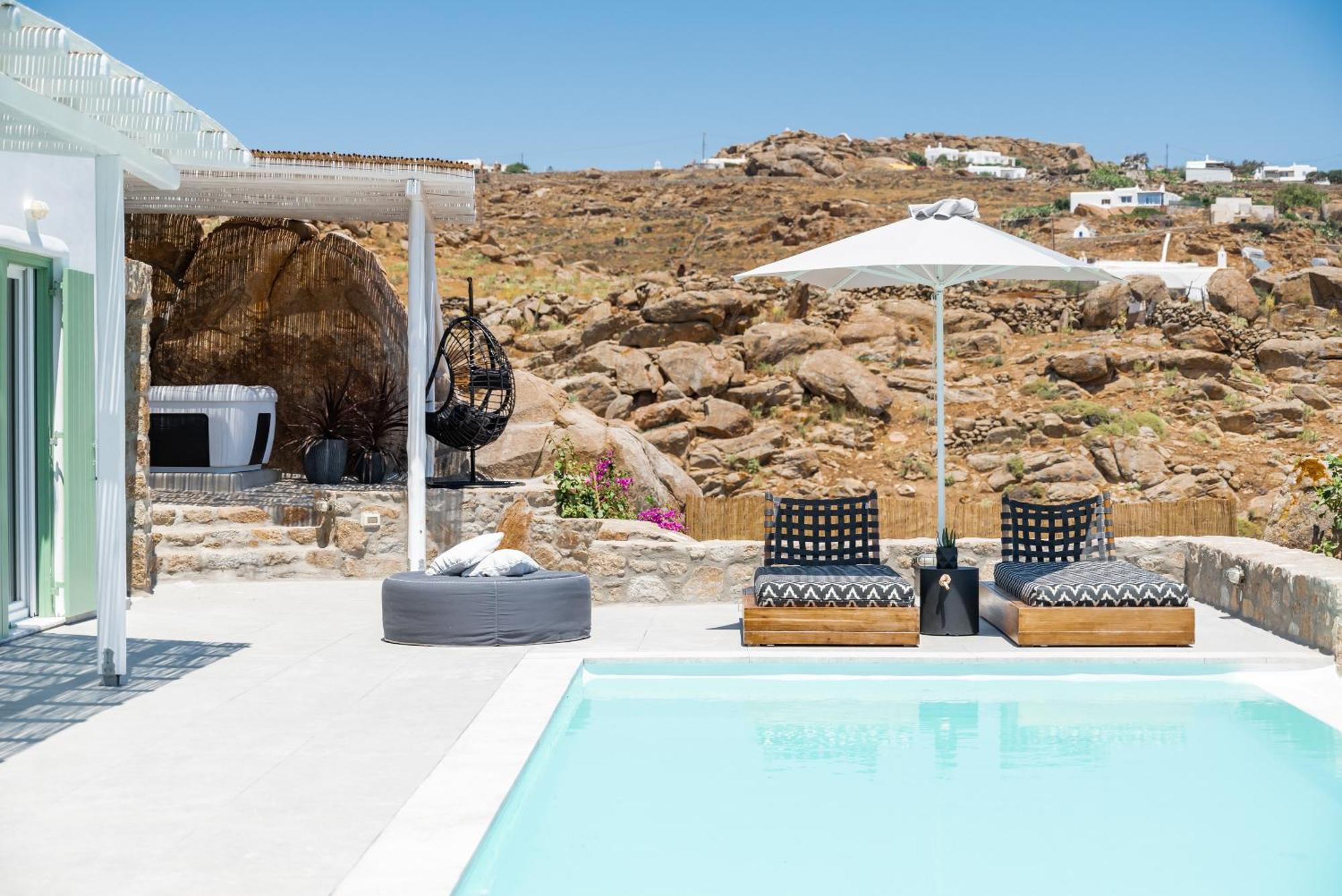 Dioni Villa Mykonos 帕瑞加 外观 照片